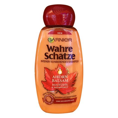 Garnier Wahre Schaetze Shampoo Ahorn Balsam Ml