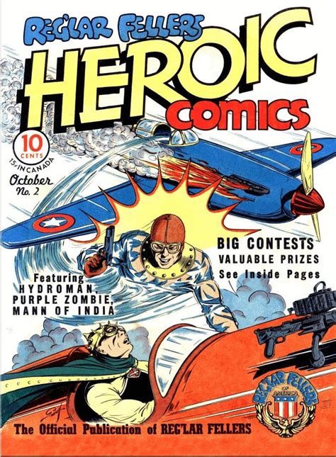 Heroic Comics New Heroic Comics Golden Age Rare Vintage Compact Disk