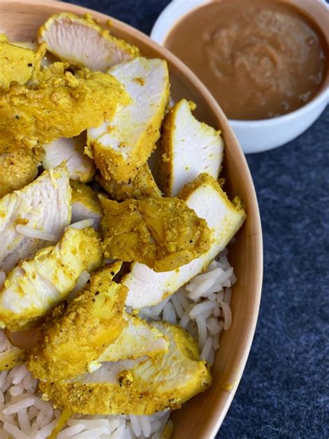 The Best Chicken Satay Coconut Rice Bowls