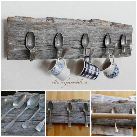 21 вариант самодельных держателей посуды | Rustic style furniture, Diy ...