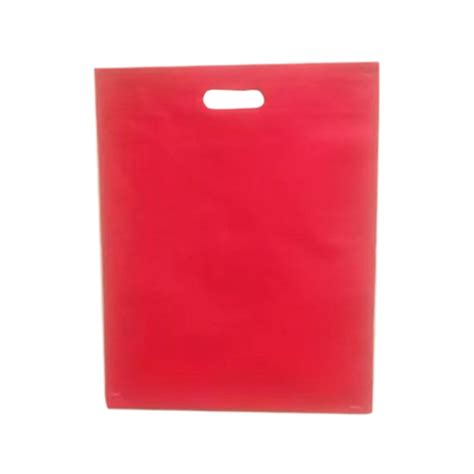 Red Non Woven D Cut Bag Capacity 5kg Thickness 0 5mm At Rs 186 Kg