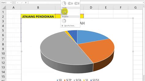 Cara Membuat Diagram Pie Di Excel Dengan Banyak Data