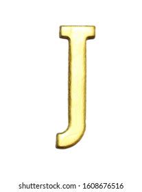 Letter J Gold Solid Alphabet On Stock Photo Shutterstock