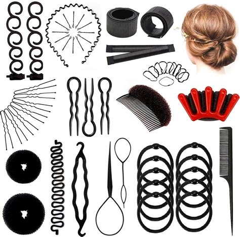 Jingxinxin Hair Styling Set 20 Pcs DIY Women Hair Accessories Braid