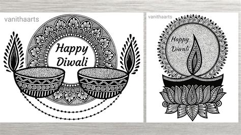 Diwali Special Mandala Art How To Draw Mandala For Beginners Diya