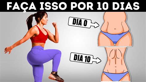 PERGA BARRIGA EM 10 DIAS 5 Exercícios Rápidos Para Perder Barriga Em