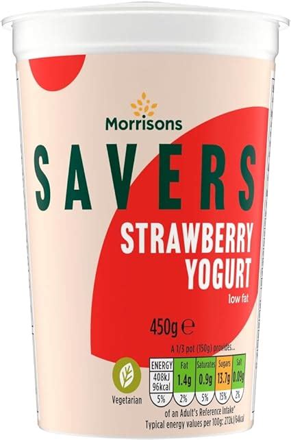 Morrisons Savers Strawberry Yogurt G Amazon Co Uk Grocery