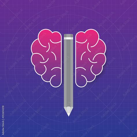 Human Head Thinking A New Idea Stock Vector Adobe Stock