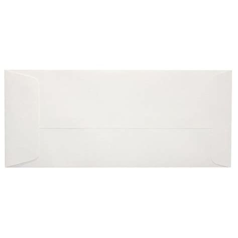 Lux Lb X Open End Envelopes W Peel Press White Linen