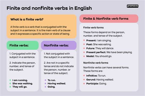 Full List Of Finite Verbs Printable Templates