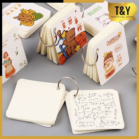 Jual T Y Notebook Ring Mini Isi 80 Lembar Sticky Note Lucu Buku Note