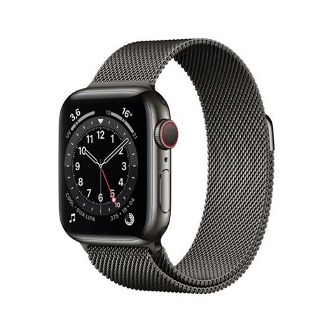 Apple Watch Series 6 GPS Cellular 40mm Boîtier en Acier Inoxidable