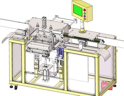 industrial 3D model Pot swing laminating machine - MACHINE - WORLD