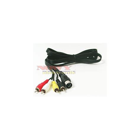 Kabel DIN-4*RCA 1,2-1,5m DIN5 (545)-Kable i Przyłącza RTV i PC