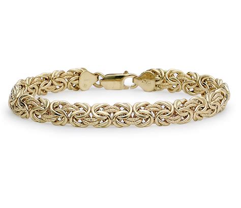 Byzantine Bracelet in 18k Yellow Gold | Blue Nile