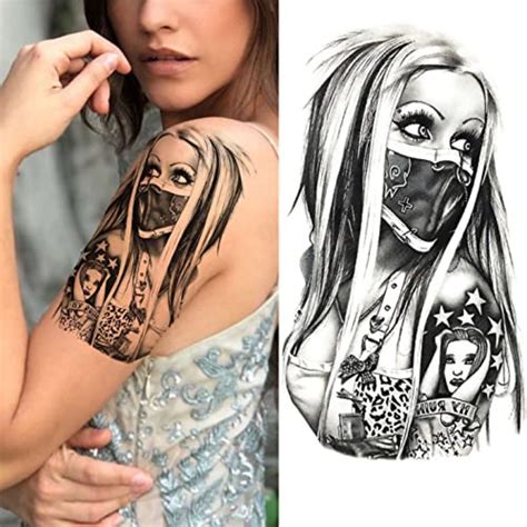 Tinta Para Tatuaje Vantaty Hojas De Tatuajes Temporales D Cuotas