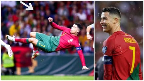 Cristiano Ronaldo Bicycle Kick For Portugal Vs Slovakia Fans Shocked By Ronaldo S Attempt Youtube