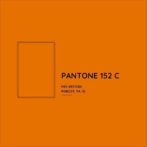 PANTONE 152 C Complementary or Opposite Color Name and Code (#E57200) - colorxs.com