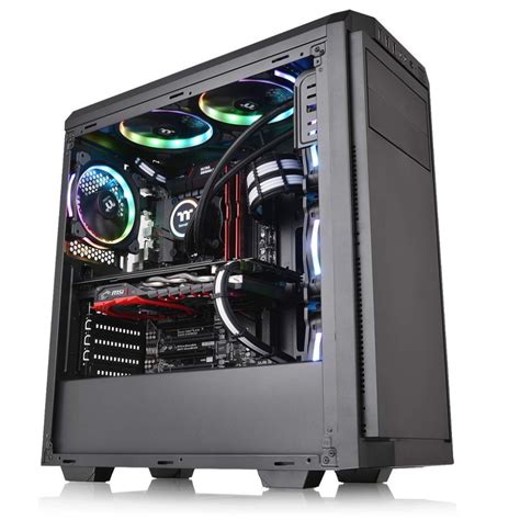 Gabinete Gamer Thermaltake V Mid Tower Con Fan X Fuente W