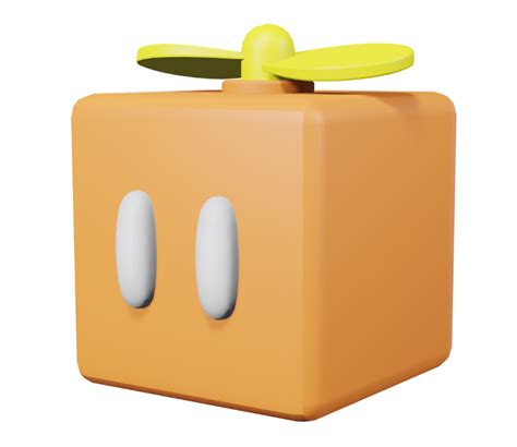 Wii U - Super Mario 3D World - Propeller Box - The Models Resource