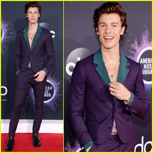 Shawn Mendes Hits The Red Carpet Solo At AMAs 2019 2019 American