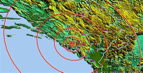 ZEMLJOTRES U CRNOJ GORI Epicentar u blizini Herceg Novog Laktaši