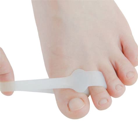 2PCS Silicone Foot Finger Toe Separator Hallux Valgus Corrector Feet