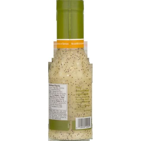 Panera Bread Dressing Low Fat Poppy Seed 12 Oz Instacart