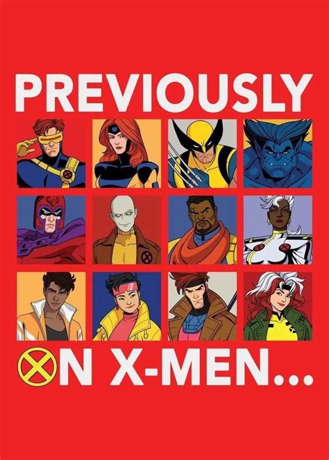 X Men 97 X Men Marvel Characters New Poster