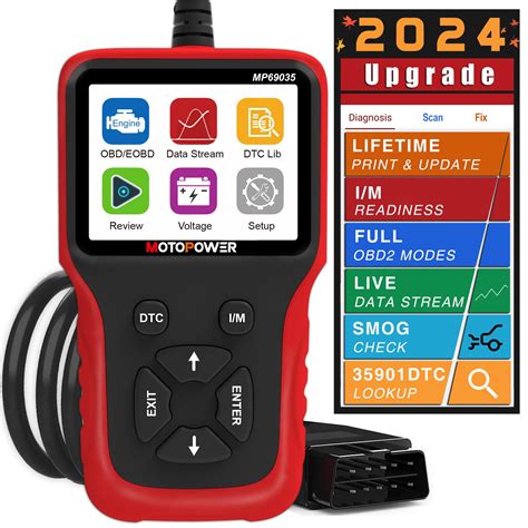 Motopower Mp69035 Obd2 Scanner Universal Car Engine Fault Code Reader