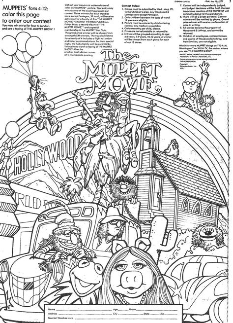 Muppets Coloring Pages Print Free Coloring Home