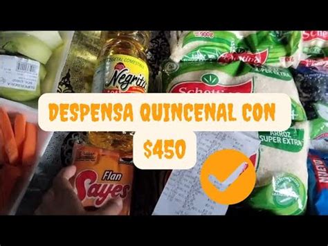 Despensa Quincenal Con Mxn Ya Nos Faltaba Todo Compras