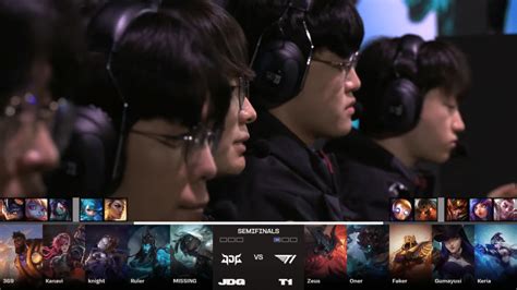 T Vs Jd Gaming Recap Worlds Semifinals Day