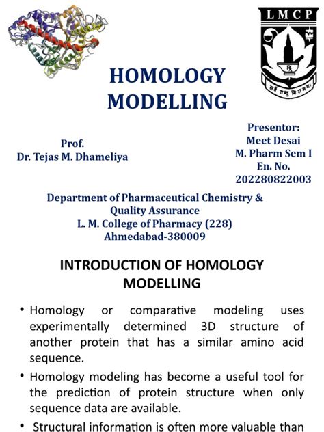 Homology Modelling | PDF | Sequence Alignment | Proteins