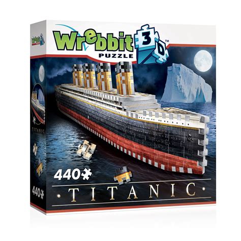 Wrebbit Titanic 440 Piece 3D Puzzle (W3D-1014)