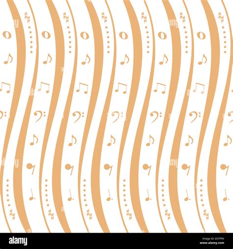 Seamless background with music notes pattern Stock Photo - Alamy