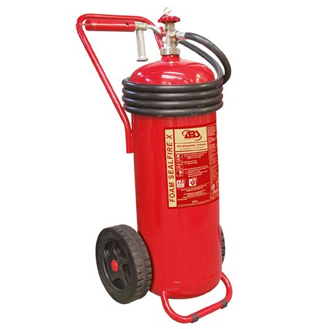 Fire Extinguisher Wheeled Afff Foam 50lstored Pressure Whose Horn And Nozzle Solasmed