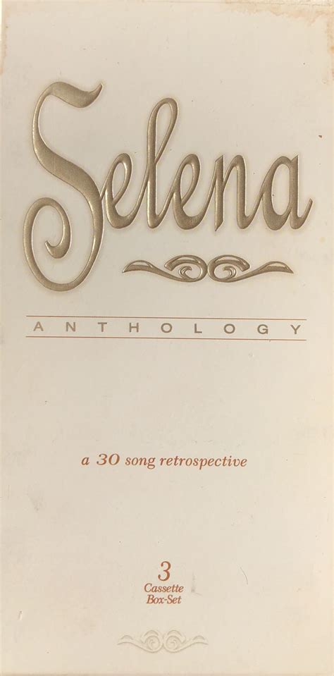 Selena Anthology A 30 Song Retrospective 1998 Cassette Discogs