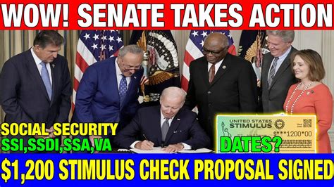 Senate Takes Action On Social Security Updates And Stimulus