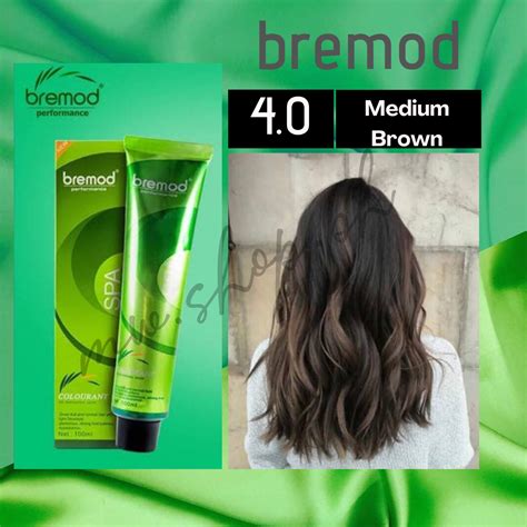 Bremod Hair Color Ml Set With Oxidizer Medium Brown Lazada Ph