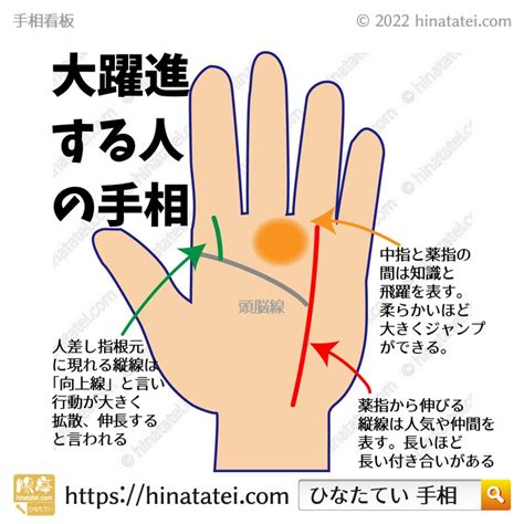 大躍進する人の手相 ノート部372分室