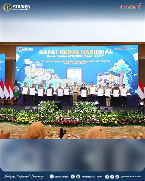 Kementerian ATR BPN Beri Penghargaan Kepada 12 Instansi Media Bangsa