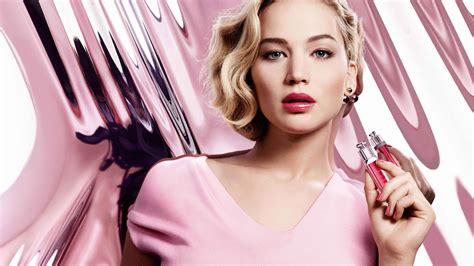 Jennifer Lawrence Ultra Gloss Dior Addict Ad Campaign Hd Wallpaper