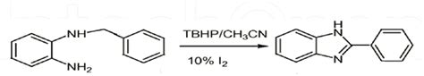 The Reaction Shows Between O Phenylene Diamine With Aromatic Aldehyde