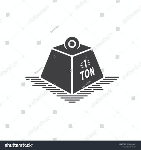 Illustration Ton Weight Vector Art Stock Vector (Royalty Free ...