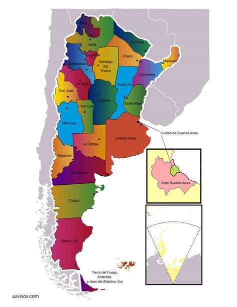 Mapa De Argentina Con Nombres Provincias Y Capitales Para Descargar E