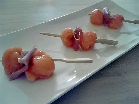 Recette De Brochettes Ap Ritives De Melon Et Jambon De Parme