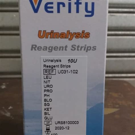 Jual Verify Urinalysis Reagent Strip 10 Parameter Di Lapak Yakin Maju