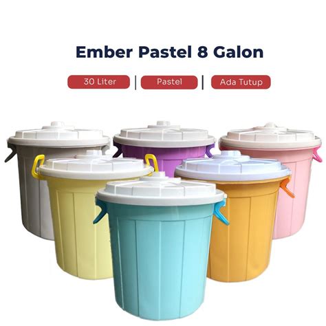 Jual Harga Pabrik Ember Plastik Dengan Tutup Kapasitas Galon Atau