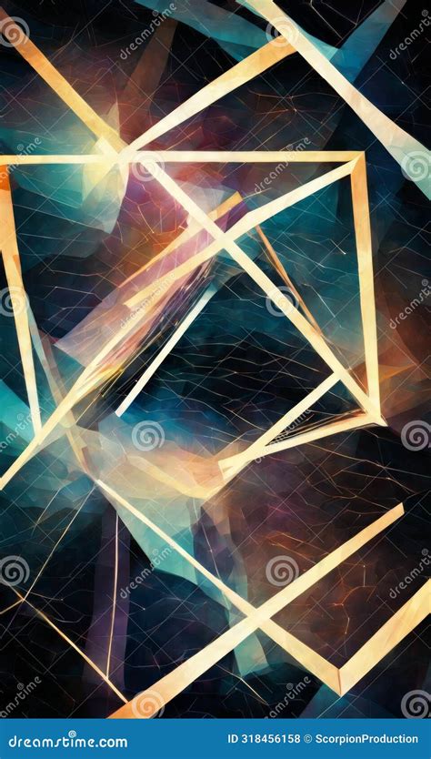 Geometric Abstract Prism Design Stock Photo Image Of Shapes